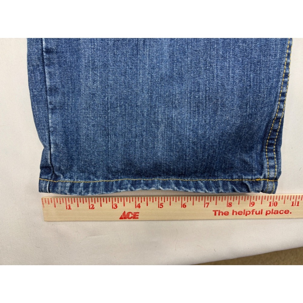 Rocawear baggy wide-leg jeans, vintage Y2K hip-hop size Youth 18 ( 28 x 30 ) - Picture 13 of 13